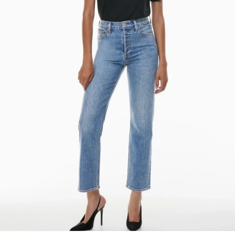 Aritzia‎ Denim Forum The Arlo High Rise Straight Jean size 29/ 28L